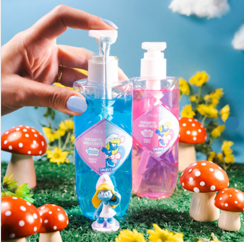 Sabonete Smurfs Hidratante Mãos e Corpo Rosa Mosqueta 230 Ml - Miamake — miniatura 2