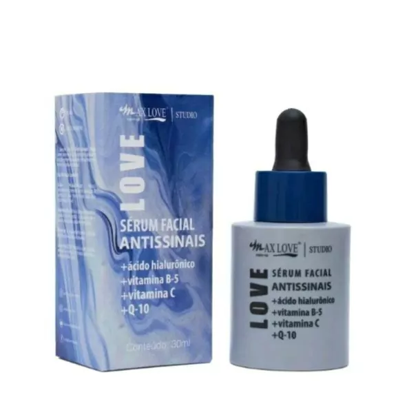 SERUM FACIAL ANTISSINAIS 30 ML -MAX LOVE - imagem 1