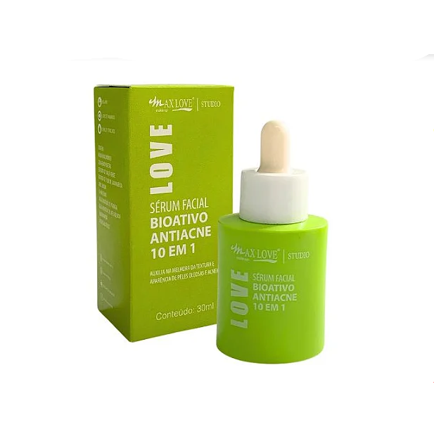SERUM FACIAL BIOATIVO ANTIACNE 10 EM 1 30 ML -MAX LOVE - imagem 1
