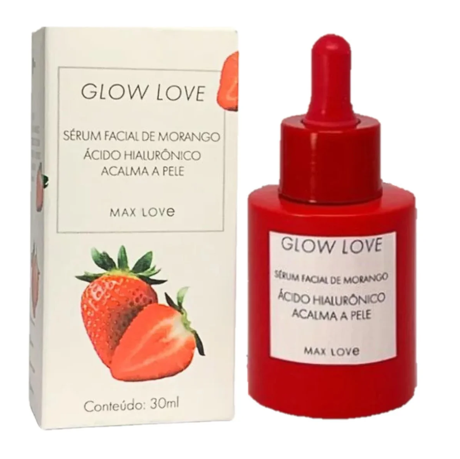 SERUM FACIAL MORANGO GLOW 30 ML -MAX LOVE - imagem 1