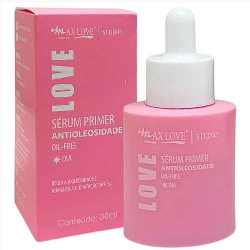 SERUM FACIAL PRIMER ANTIOLEOSIDADE 30 ML -MAX LOVE - imagem 1
