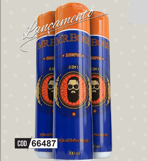 Shampoo Mr Boss 3x1 300ml - Safira — miniatura 2