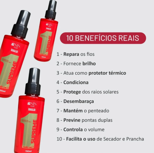 Supreme Tratamento Capilar Leave-In 10 Em 1 150ml - Isis — miniatura 3