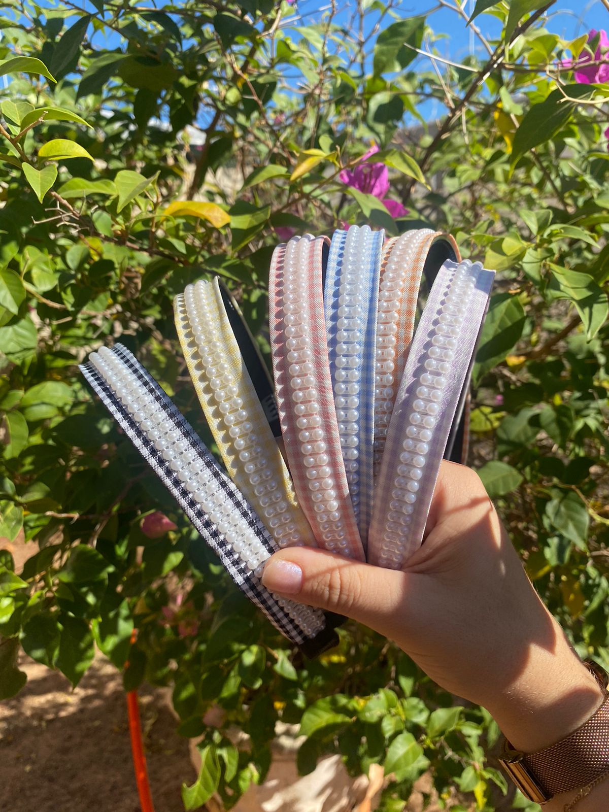 Tiara Adulto Xadrez Com Perolas (cores Diversas) - Royal — miniatura 2