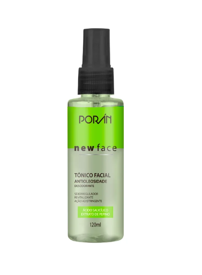 Tonico Facial Antioleosidade 120 Ml New Face- Poran