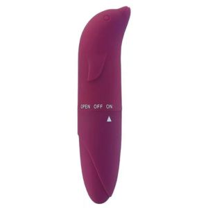 Vibrador Ponto G Golfinho Aveludado Bordo